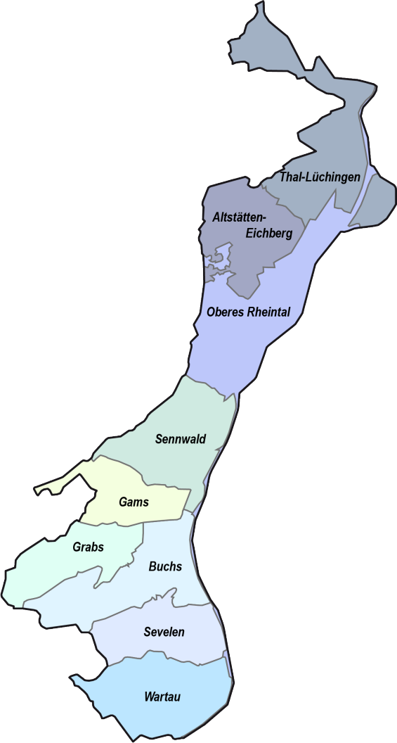 Auf der Karte k&ouml;nnen Sie die einzelnen Reviere anklicken und so den zust&auml;ndigen Revierf&ouml;rster oder die Revierf&ouml;rsterin finden.